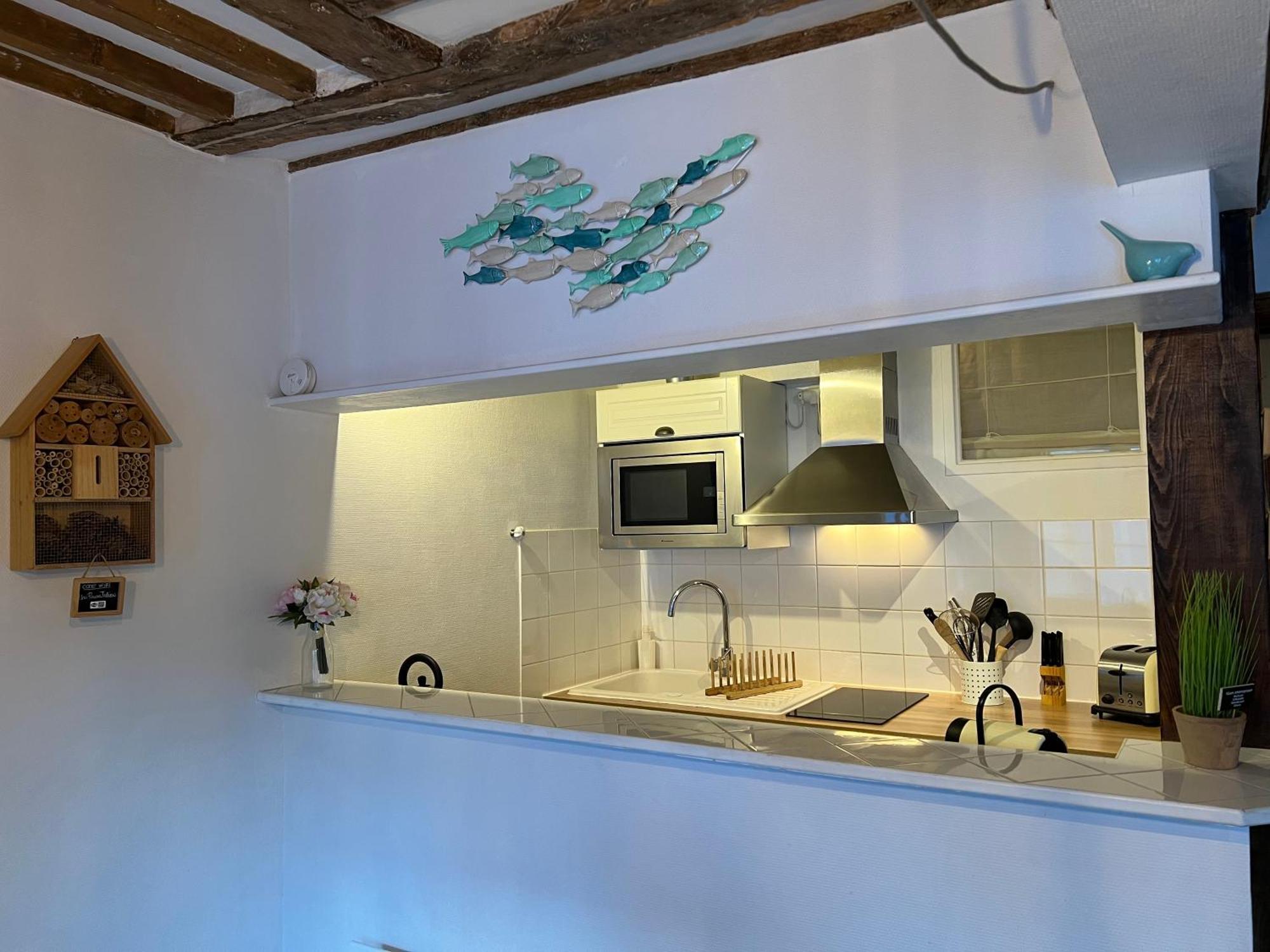 Une Pause Chez Julien, Appartement Lumineux Et Idealement Situe! Honfleur Luaran gambar